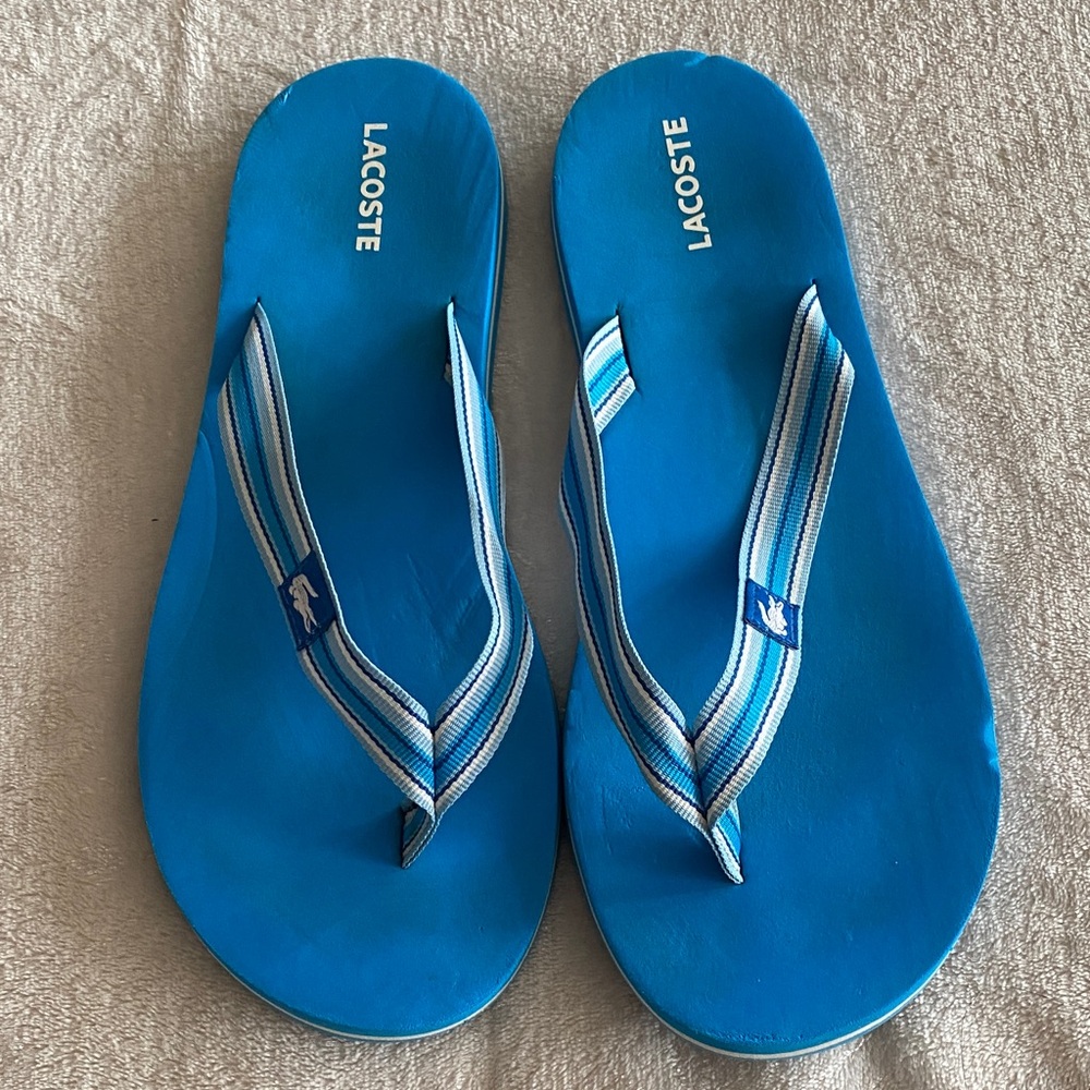 VINTAGE Lacoste Vibrant Blue Sandals